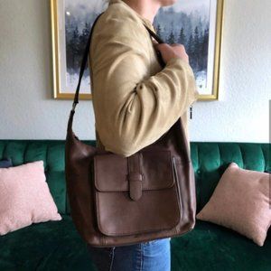Great American Leatherworks Classic Brown Shoulder Bag